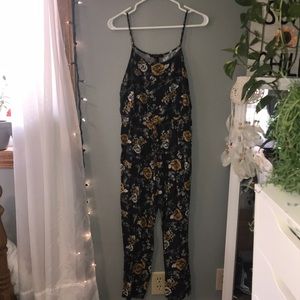 Forever 21 Floral Jumpsuit